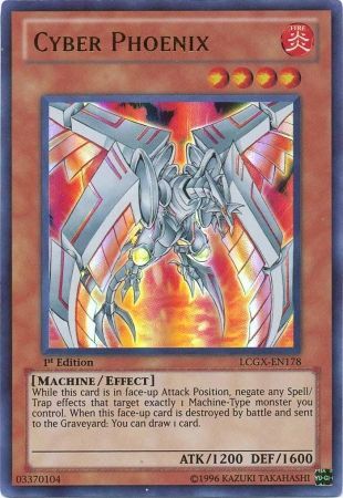 Cyber Phoenix [LCGX-EN178] Ultra Rare - PCA Designer Toys