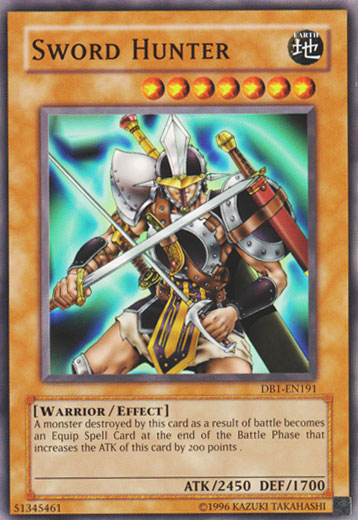 Sword Hunter [DB1-EN191] Common - PCA Designer Toys