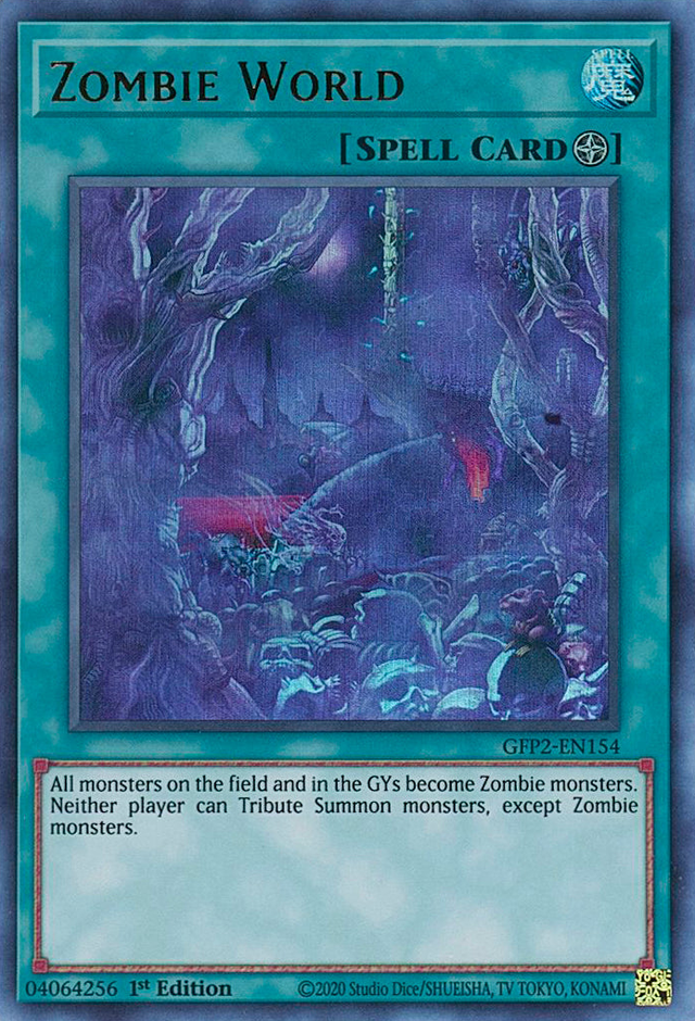Zombie World [GFP2-EN154] Ultra Rare - PCA Designer Toys