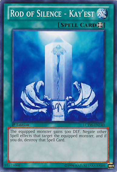 Rod of Silence - Kay'est [LCYW-EN140] Common - PCA Designer Toys