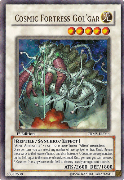 Cosmic Fortress Gol'Gar [CRMS-EN044] Ultra Rare - PCA Designer Toys
