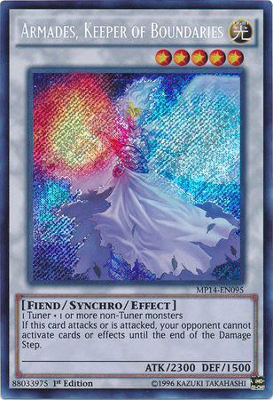 Armades, Keeper of Boundaries [MP14-EN095] Secret Rare - PCA Designer Toys