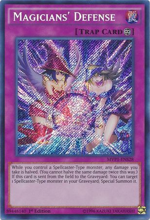 Magicians' Defense [MVP1-ENS28] Secret Rare - PCA Designer Toys