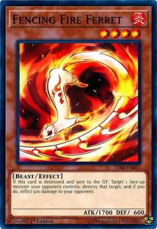 Fencing Fire Ferret [SDSB-EN017] Common - PCA Designer Toys