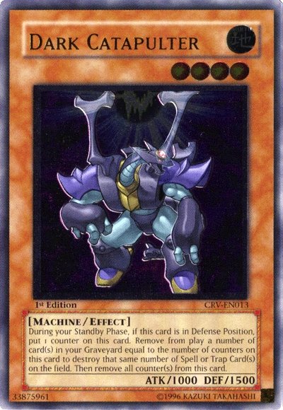 Dark Catapulter [CRV-EN013] Ultimate Rare - PCA Designer Toys