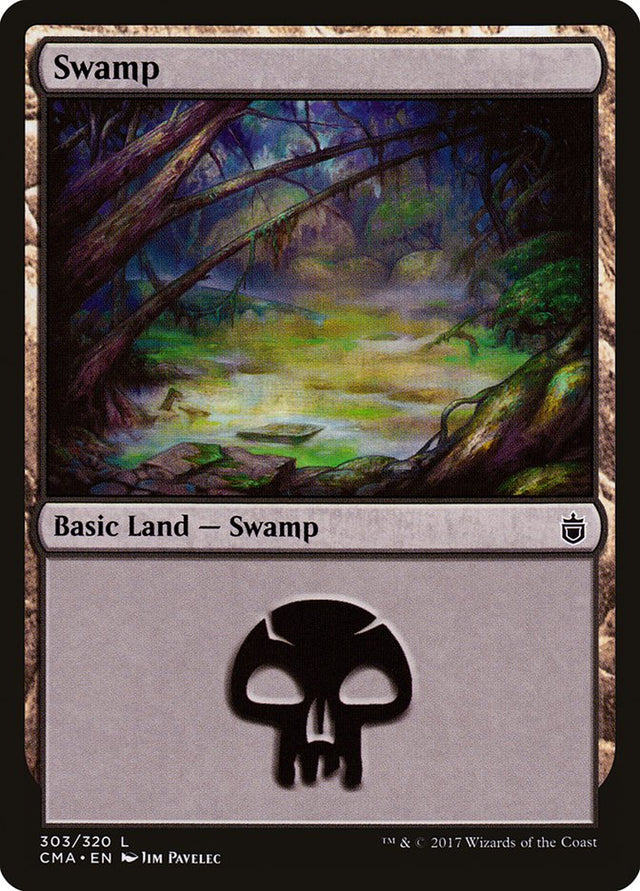 Swamp (303) [Commander Anthology] - PCA Designer Toys