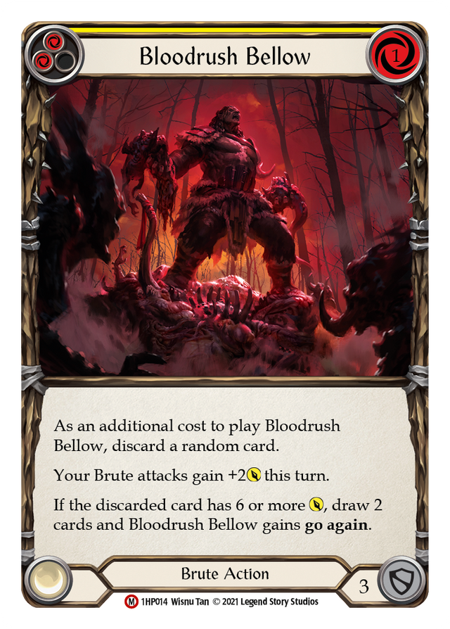 Bloodrush Bellow [1HP014] (History Pack 1) - PCA Designer Toys