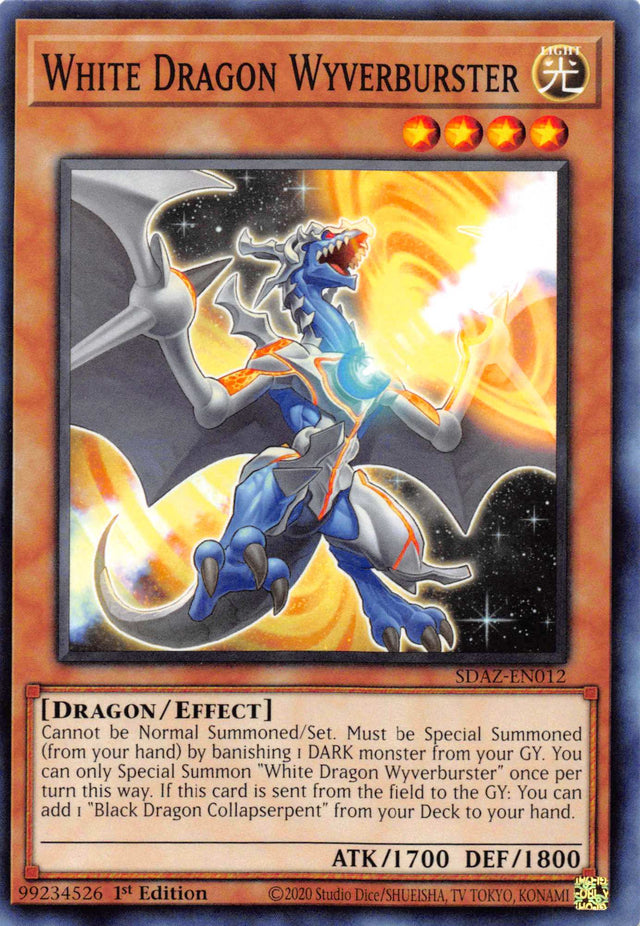 White Dragon Wyverburster [SDAZ-EN012] Common - PCA Designer Toys