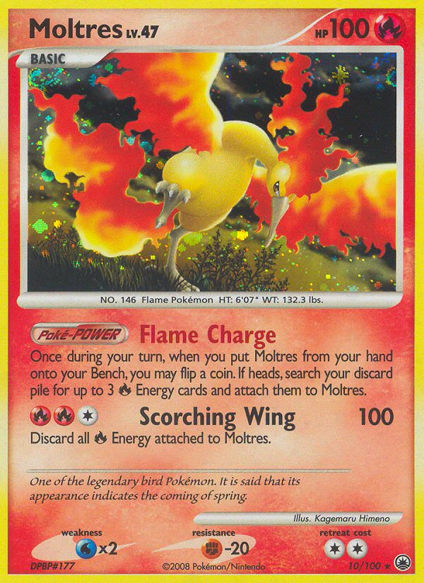 Moltres (10/100) [Diamond & Pearl: Majestic Dawn] - PCA Designer Toys