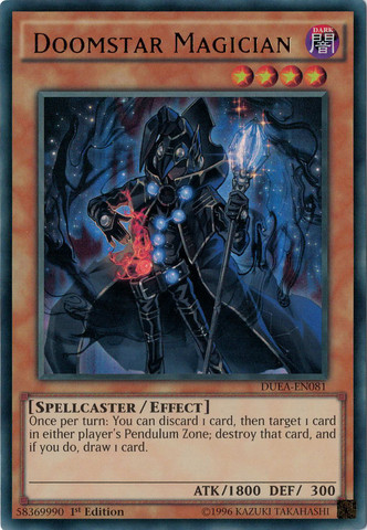 Doomstar Magician [DUEA-EN081] Ultra Rare - PCA Designer Toys