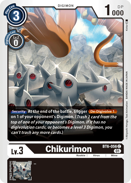 Chikurimon [BT6-056] [Double Diamond] - PCA Designer Toys