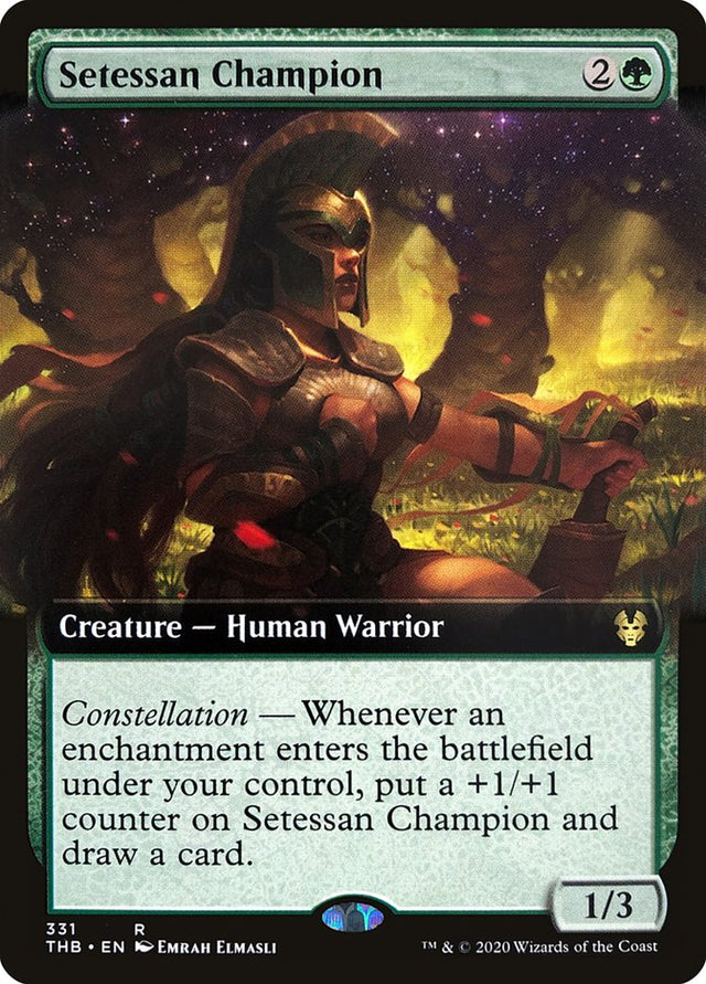 Setessan Champion (Extended Art) [Theros Beyond Death] - PCA Designer Toys