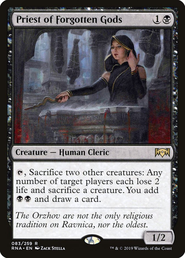 Priest of Forgotten Gods [Ravnica Allegiance] - PCA Designer Toys
