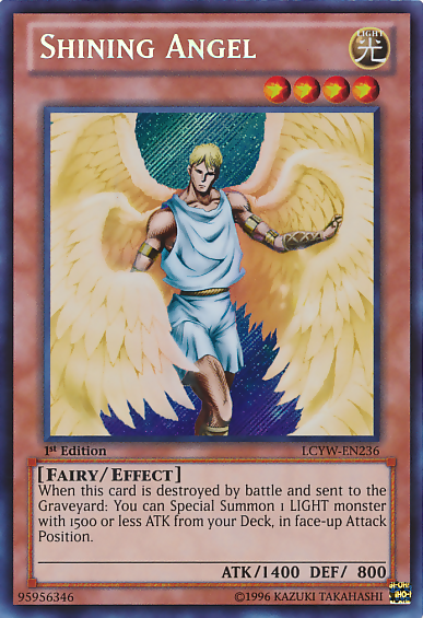 Shining Angel [LCYW-EN236] Secret Rare - PCA Designer Toys