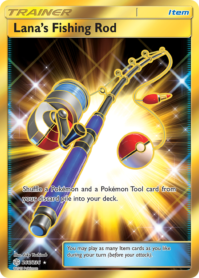 Lana's Fishing Rod (266/236) [Sun & Moon: Cosmic Eclipse] - PCA Designer Toys