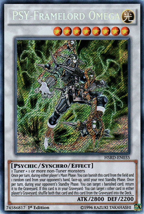 PSY-Framelord Omega [HSRD-EN035] Secret Rare - PCA Designer Toys