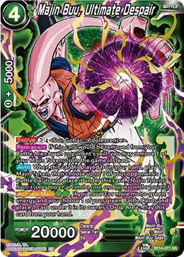Majin Buu, Ultimate Despair (BT14-077) [Cross Spirits] - PCA Designer Toys