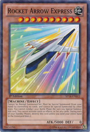 Rocket Arrow Express [SP14-EN015] Starfoil Rare - PCA Designer Toys
