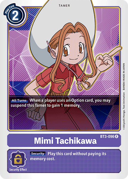 Mimi Tachikawa [BT3-096] [Release Special Booster Ver.1.5] - PCA Designer Toys