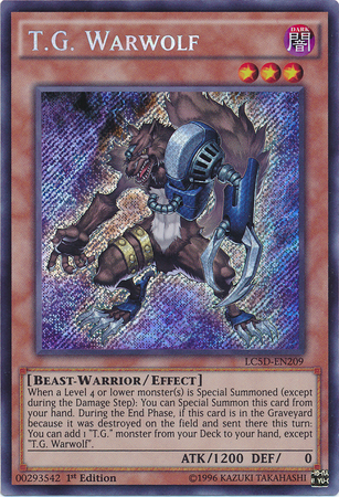 T.G. Warwolf [LC5D-EN209] Secret Rare - PCA Designer Toys
