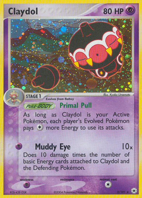Claydol (2/101) [EX: Hidden Legends] - PCA Designer Toys