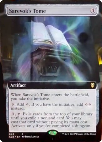 Sarevok's Tome (Extended Art) [Commander Legends: Battle for Baldur's Gate] - PCA Designer Toys