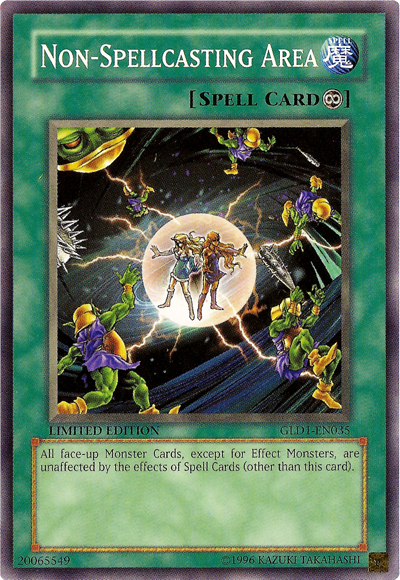 Non–Spellcasting Area [GLD1-EN035] Common - PCA Designer Toys