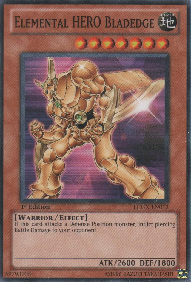 Elemental HERO Bladedge [LCGX-EN013] Common - PCA Designer Toys