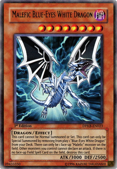 Malefic Blue-Eyes White Dragon [DPKB-EN023] Ultra Rare - PCA Designer Toys