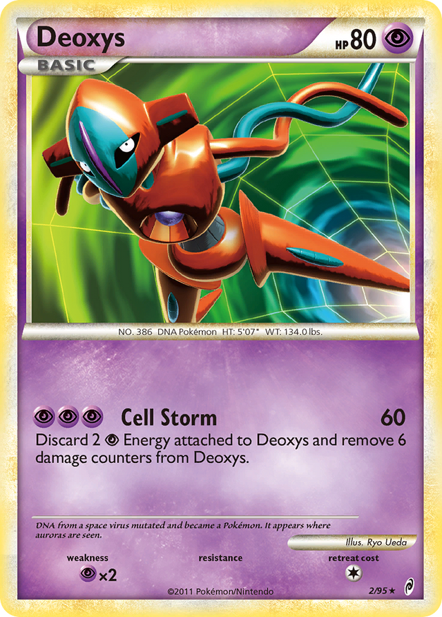 Deoxys (2/95) [HeartGold & SoulSilver: Call of Legends] - PCA Designer Toys