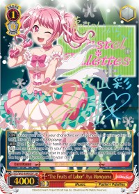 "The Fruits of Labor" Aya Maruyama (BD/W63-E049SSP SSP) [BanG Dream! Girls Band Party! Vol.2]