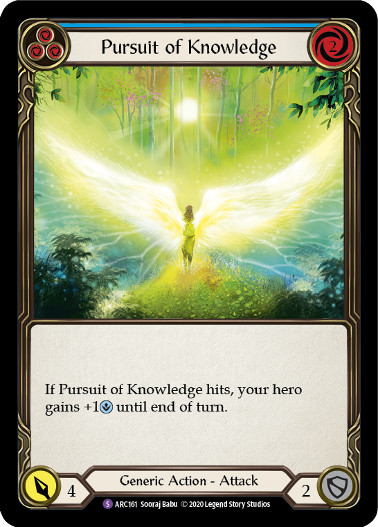Pursuit of Knowledge [U-ARC161] (Arcane Rising Unlimited)  Unlimited Normal - PCA Designer Toys
