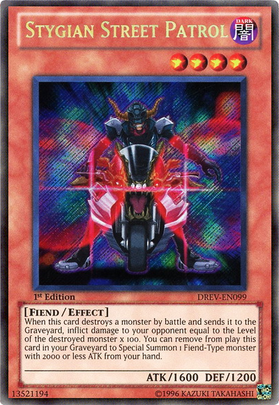 Stygian Street Patrol [DREV-EN099] Secret Rare - PCA Designer Toys