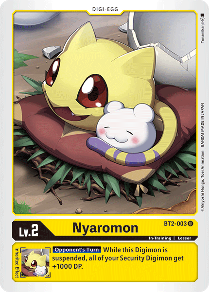 Nyaromon [BT2-003] [Release Special Booster Ver.1.5] - PCA Designer Toys