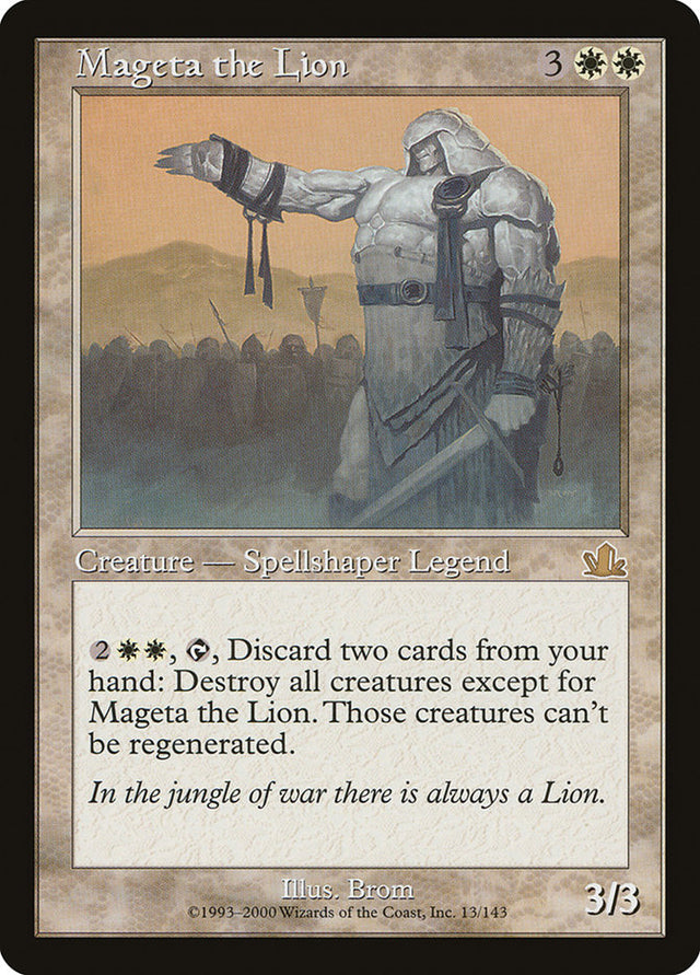 Mageta the Lion [Prophecy] - PCA Designer Toys