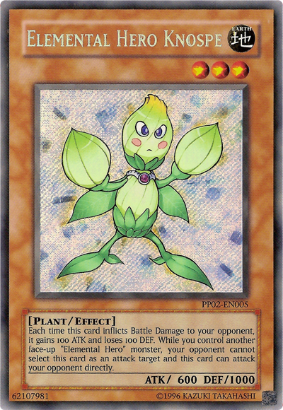 Elemental Hero Knospe [PP02-EN005] Secret Rare - PCA Designer Toys