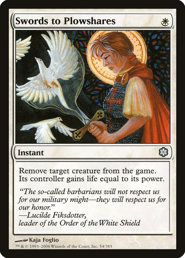 Swords to Plowshares [Coldsnap Theme Decks] - PCA Designer Toys