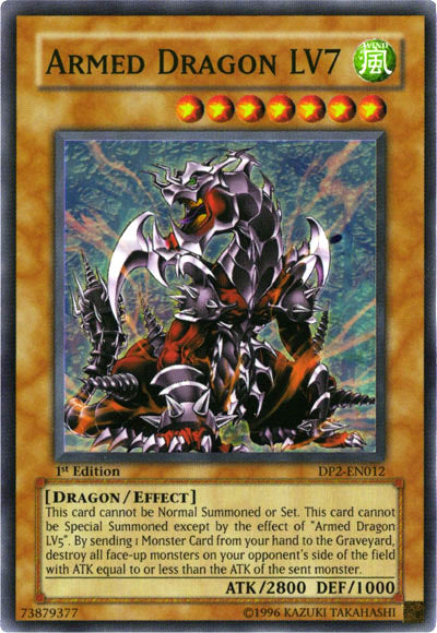 Armed Dragon LV7 [DP2-EN012] Super Rare - PCA Designer Toys