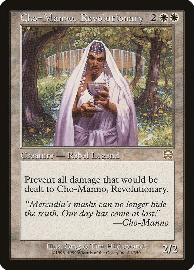 Cho-Manno, Revolutionary [Mercadian Masques] - PCA Designer Toys