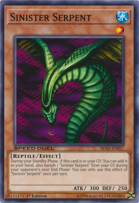 Sinister Serpent [SBAD-EN037] Common - PCA Designer Toys