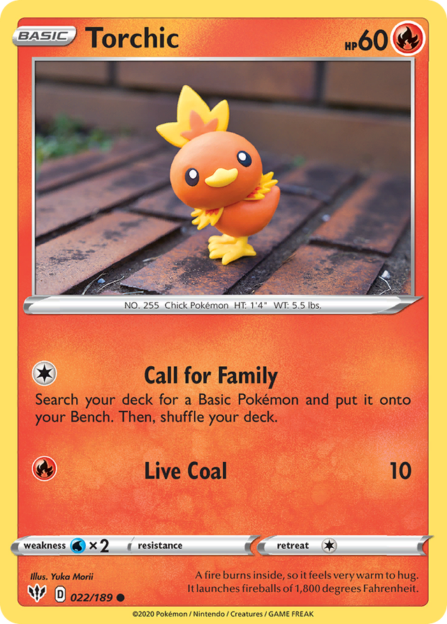 Torchic (022/189) [Sword & Shield: Darkness Ablaze] - PCA Designer Toys