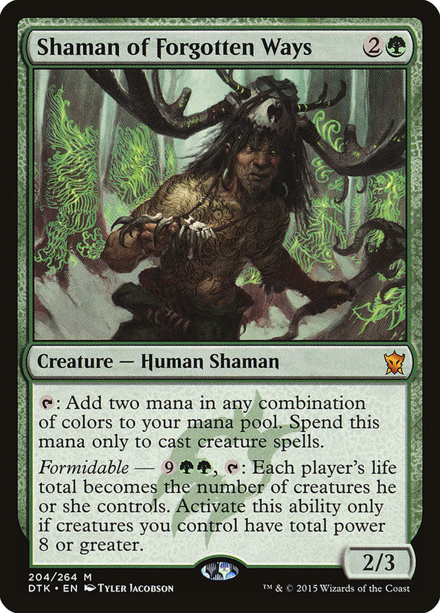 Shaman of Forgotten Ways [Dragons of Tarkir] - PCA Designer Toys