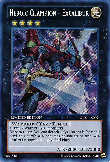 Heroic Champion - Excalibur [CT09-EN002] Secret Rare - PCA Designer Toys