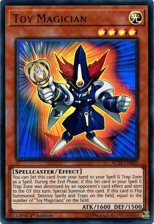 Toy Magician [AC18-EN020] Ultra Rare - PCA Designer Toys