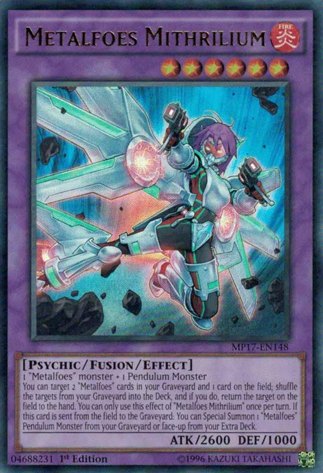 Metalfoes Mithrilium [MP17-EN148] Ultra Rare - PCA Designer Toys
