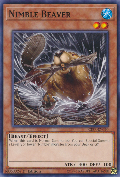 Nimble Beaver [CIBR-EN040] Short Print - PCA Designer Toys