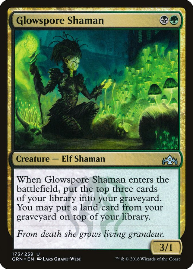 Glowspore Shaman [Guilds of Ravnica] - PCA Designer Toys
