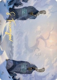 Snow-Covered Plains (276) Art Card (Gold-Stamped Signature) [Kaldheim Art Series] - PCA Designer Toys