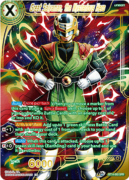 Great Saiyaman, the Mysterious Hero (SPR) (BT14-063) [Cross Spirits] - PCA Designer Toys