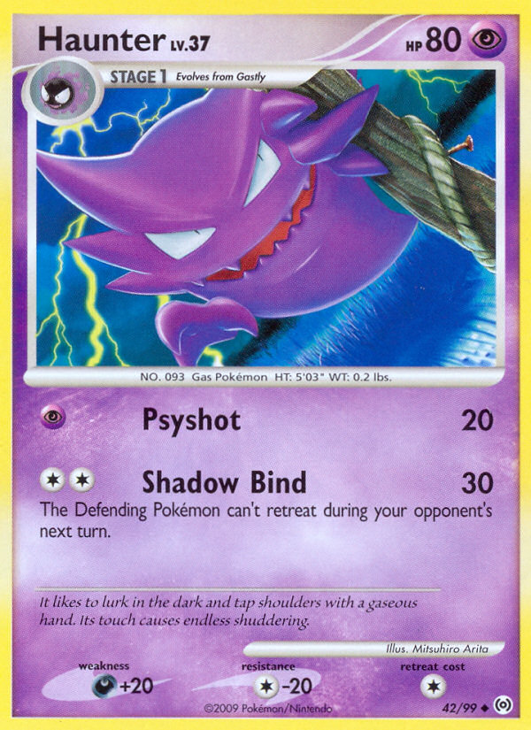 Haunter (42/99) [Platinum: Arceus] - PCA Designer Toys